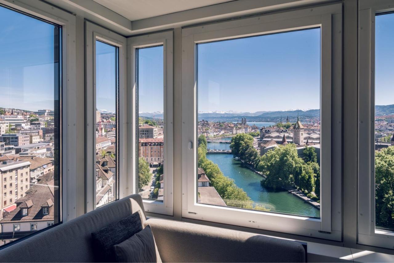 Zurich Marriott Hotel Exteriér fotografie View from the hotel