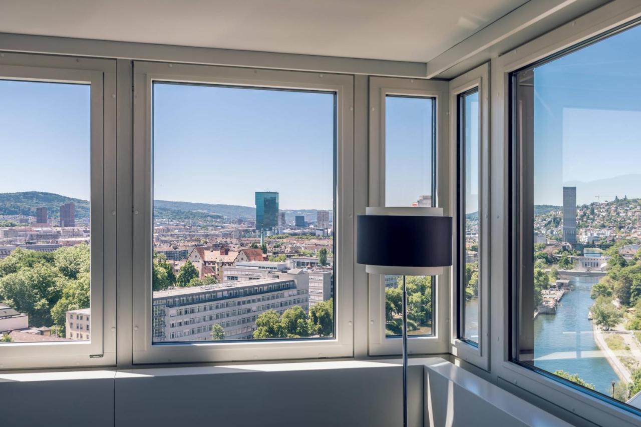 Zurich Marriott Hotel Exteriér fotografie View from the 10th floor